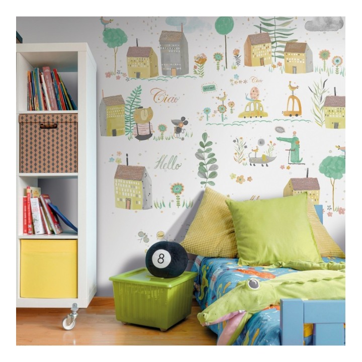 Cenefa de casitas y animalitos - Daily Life 128905