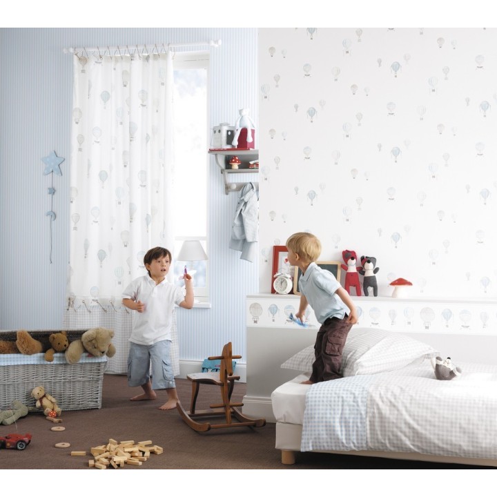 Papel pintado rayas finas para niños - Raya Singer Birds 228107