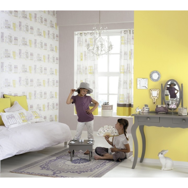 Papel pintado dibujos de casas infantiles coquetas - Candy Town 228128