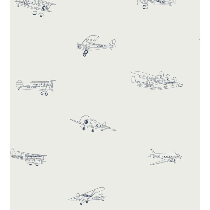 Papel pintado avionetas infantiles dibujadas - Light Airplane 228332