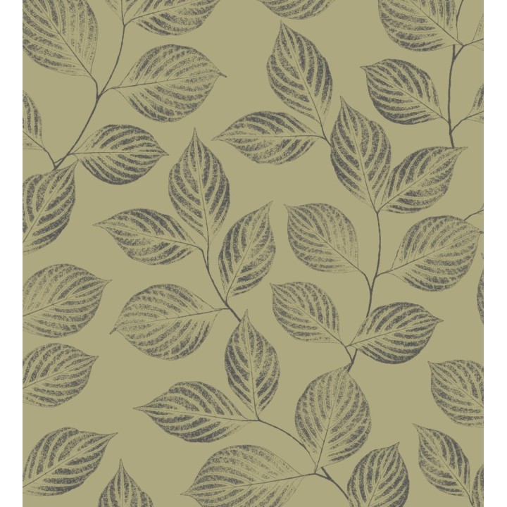 Papel pintado samanea 22844 - flores metalizadas