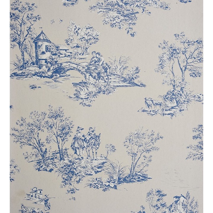 Papel pintado toile de jouy pareja de enamorados - Gobelín 229109