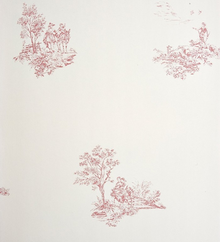Papel pintado toile de jouy francés escenas campestres - Caron 229114