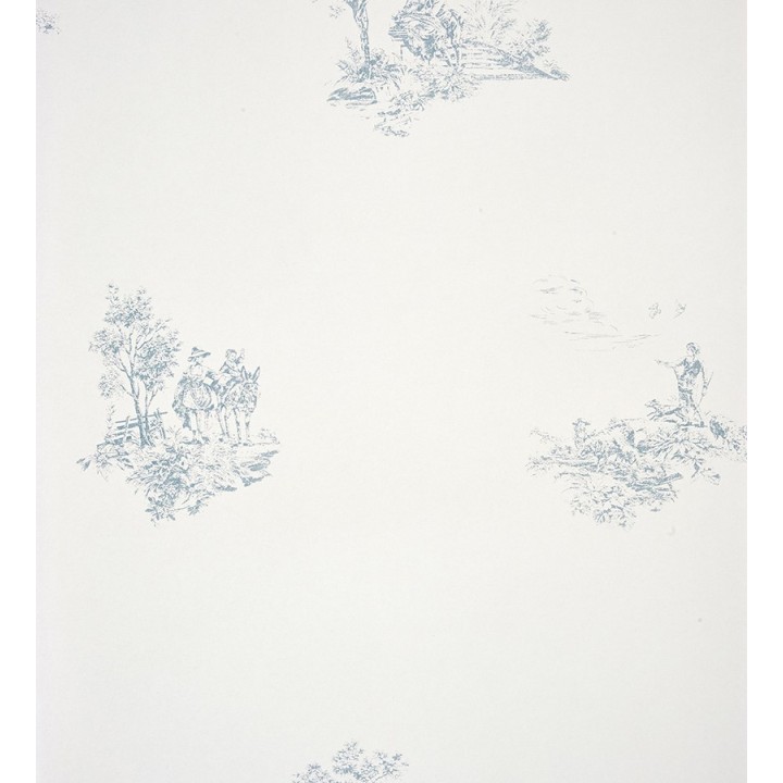 Papel pintado toile de jouy francés escenas campestres - Caron 229115