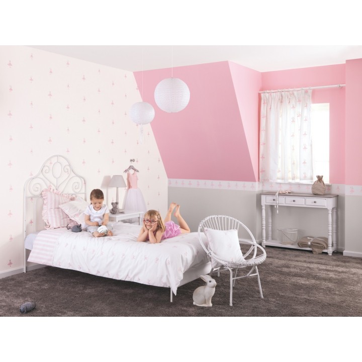 Papel pintado ratitas bailarinas infantiles - Dancer Mousy 229268