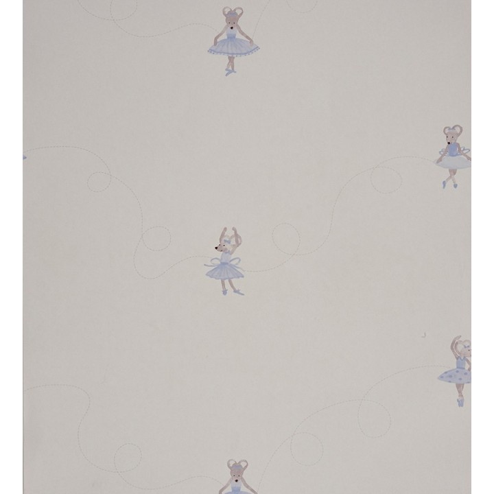 Papel pintado ratitas bailarinas infantiles - Dancer Mousy 229270