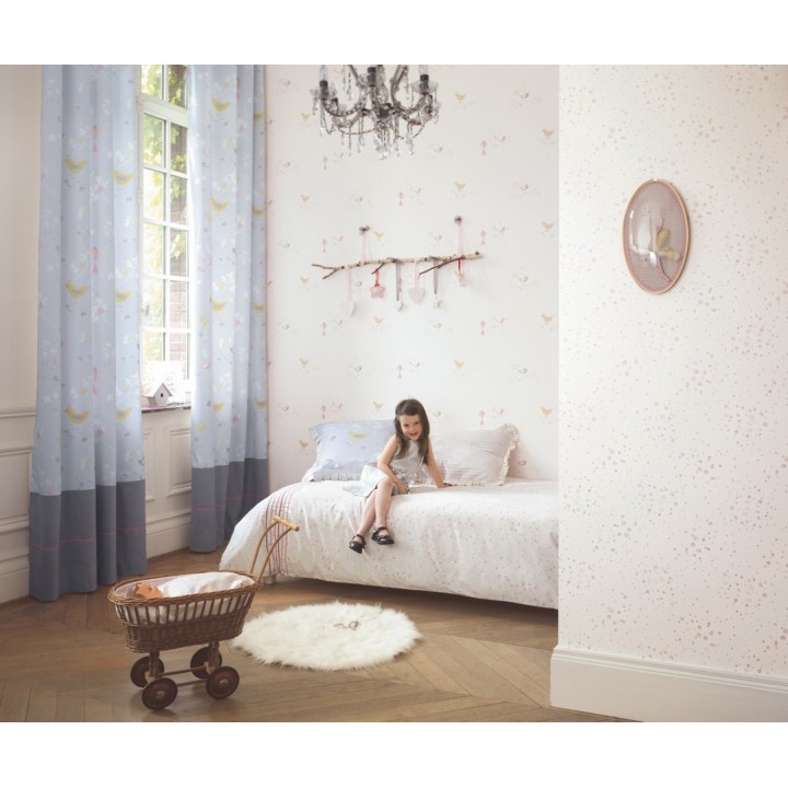 Papel pintado pájaros infantiles de acuarela - Singer Birds 229275