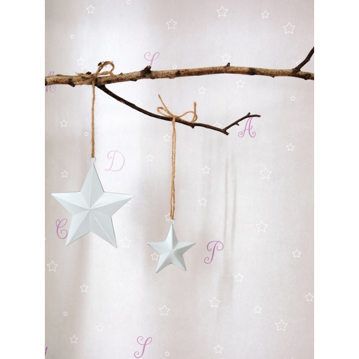 Papel pintado letras románticas en cursiva - Charming Cursive 229278