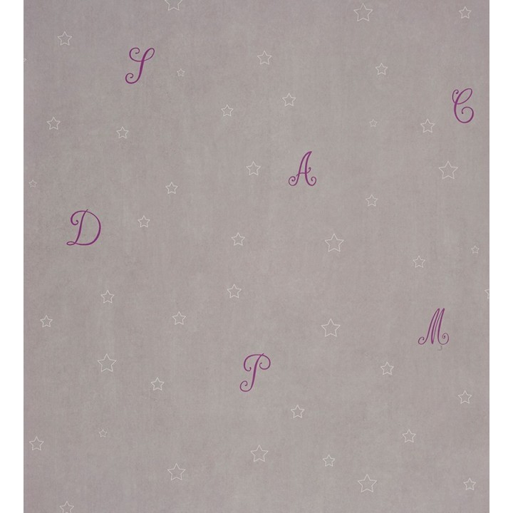 Papel pintado letras románticas en cursiva - Charming Cursive 229279