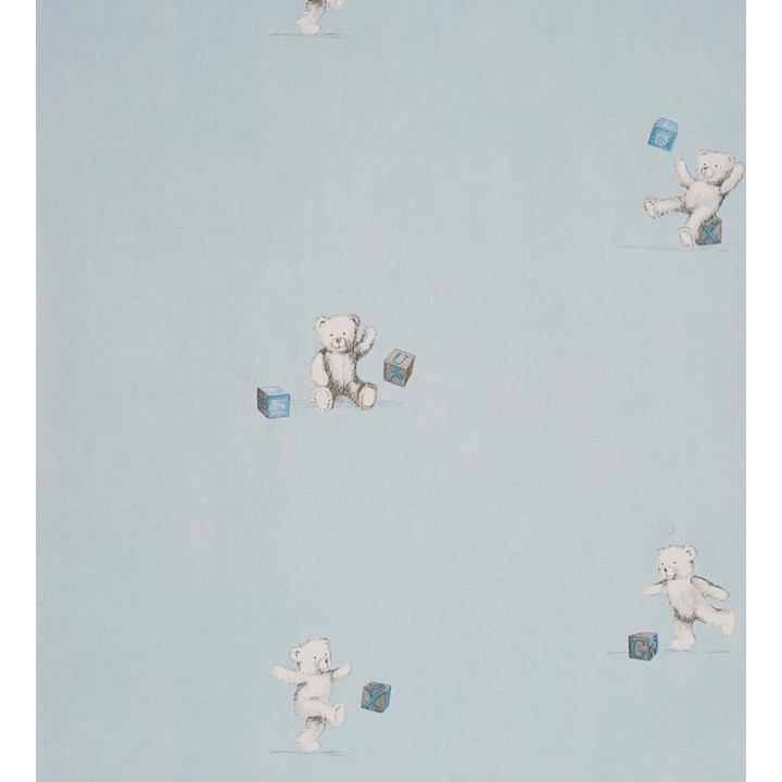 Papel pintado ositos con cubos de letras - Teddy Bear 229288