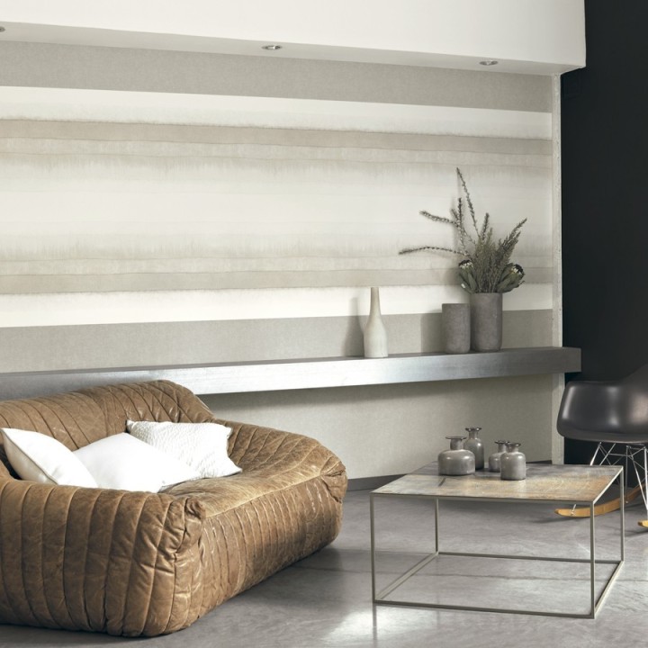 Papel pintado rayas de acuarela modernas - Raya Brunse 229903