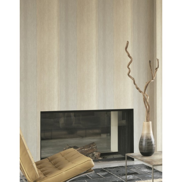 Papel pintado rayas anchas veteadas - Raya Areca 230186