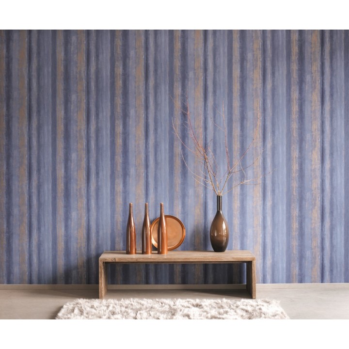 Papel pintado rayas difuminadas efecto veta - Raya Jopitos 231626