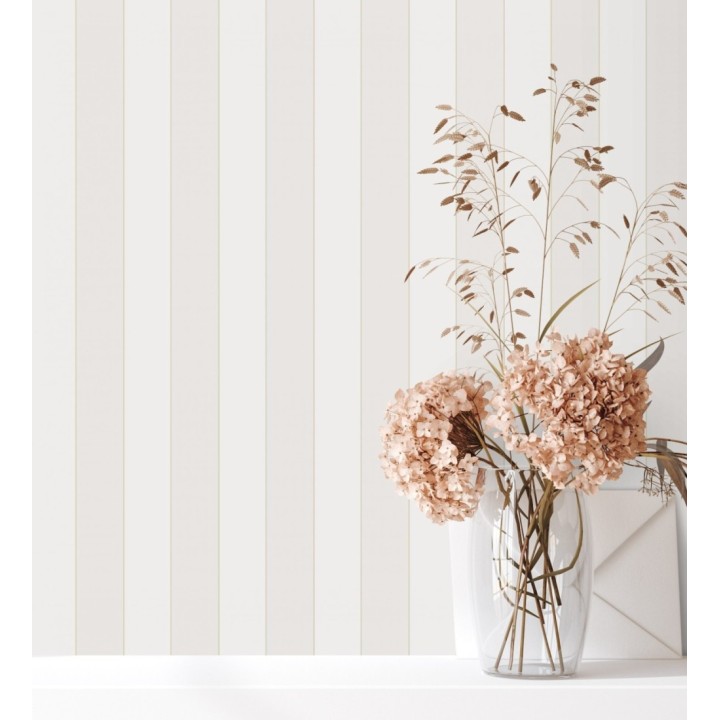 Papel pintado rayas clásicas bicolor - Raya Lowbrow 231722