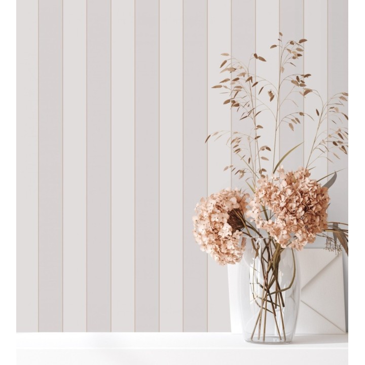 Papel pintado rayas clásicas bicolor - Raya Lowbrow 231723