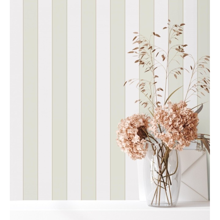 Papel pintado rayas clásicas bicolor - Raya Lowbrow 231725