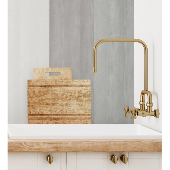 Papel pintado rayas anchas veteadas Shabby Chic - Raya Tolosa 231914