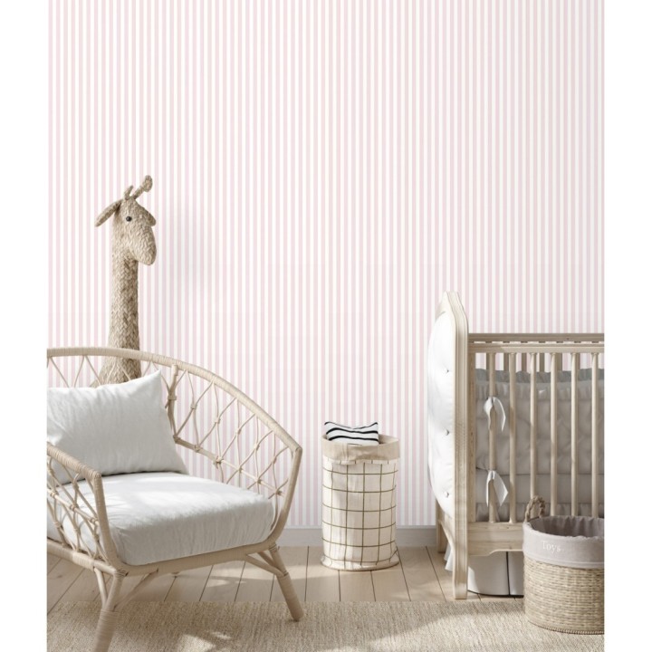 Papel pintado rayas infantiles bicolor - Raya Teddy Sailors 232150