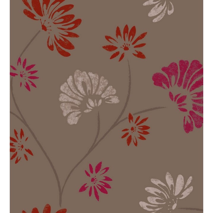 Papel pintado flores grandes de acuarela - Filipa 339698