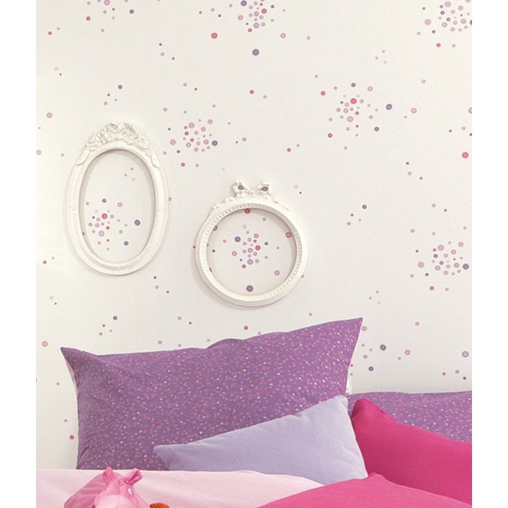 Papel pintado botones coquetos infantiles - Buttons Splash 340945
