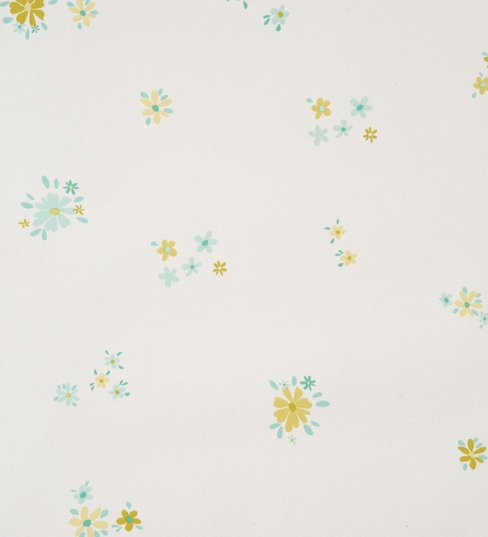 Papel pintado florecillas infantiles - Funny Flowers 340961