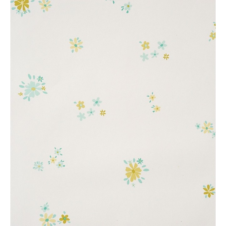 Papel pintado florecillas infantiles - Funny Flowers 340961
