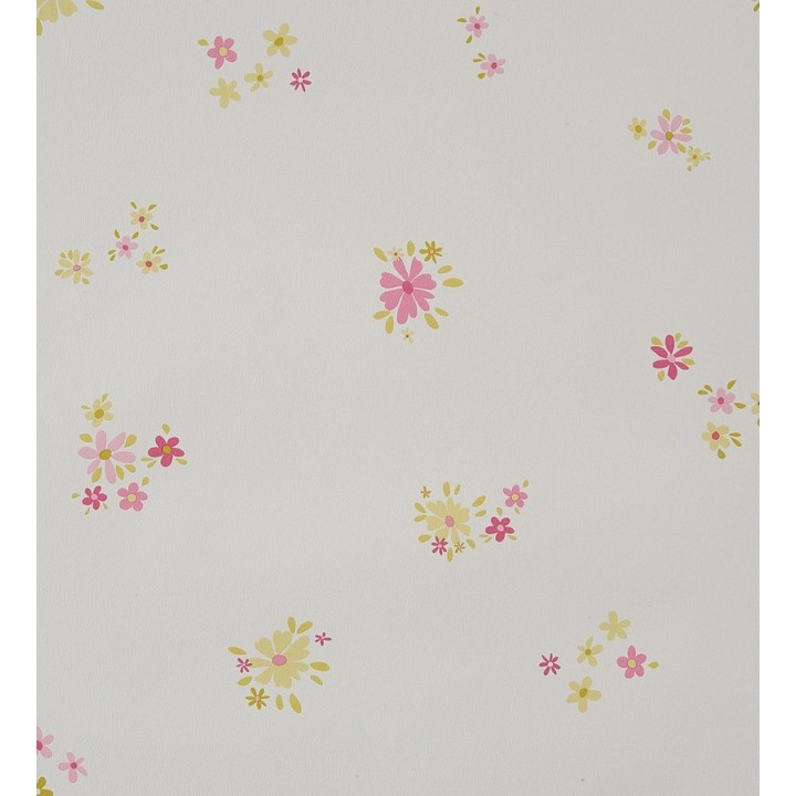 Papel pintado florecillas infantiles - Funny Flowers 340962