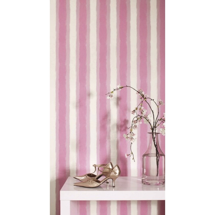 Papel pintado rayas difuminadas de acuarela - Raya Isaura 341453