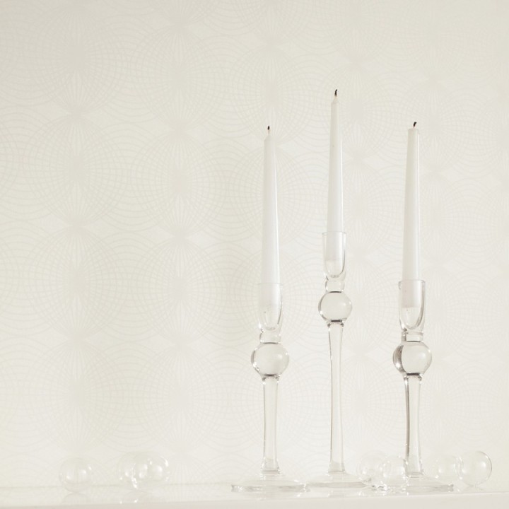 Papel pintado esferas entrelazadas geométricas - Andrómeda 341538