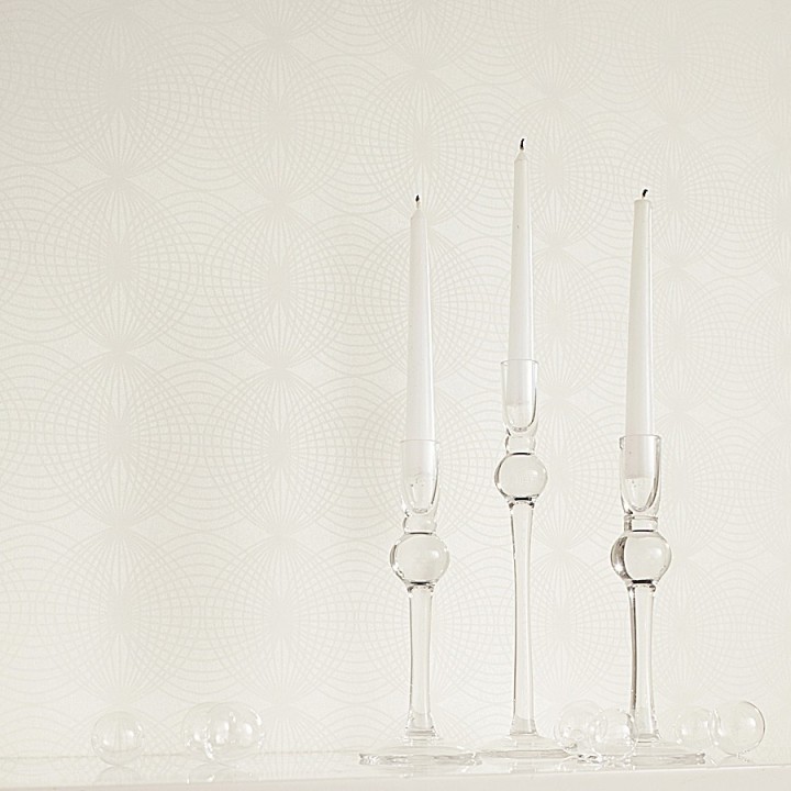 Papel pintado esferas entrelazadas geométricas - Andrómeda 341538