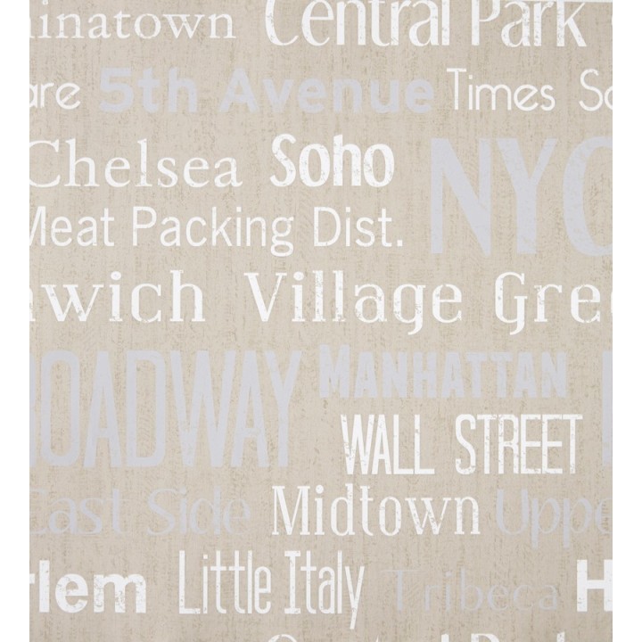 Papel pintado palabras de calles de Nueva York - Living Streets 341560