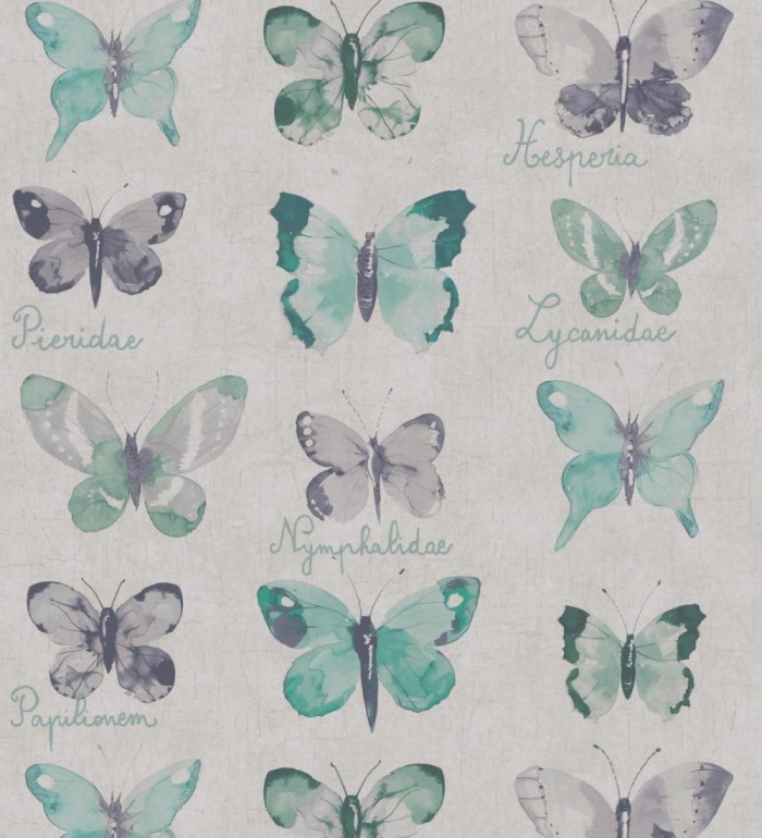 Papel pintado colección de mariposas vintage - Papilio 341954
