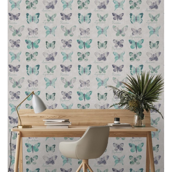 Papel pintado colección de mariposas vintage - Papilio 341954