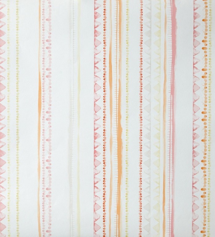 Papel pintado rayas infantiles de acuarela - Raya Libelflies 342108