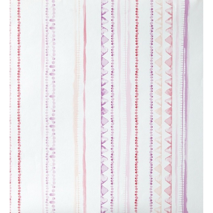 Papel pintado rayas infantiles de acuarela - Raya Libelflies 342110