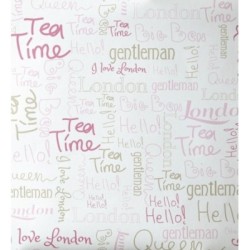 Papel pintado London Letters 342112