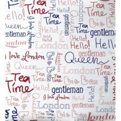 Papel pintado London Letters 342113