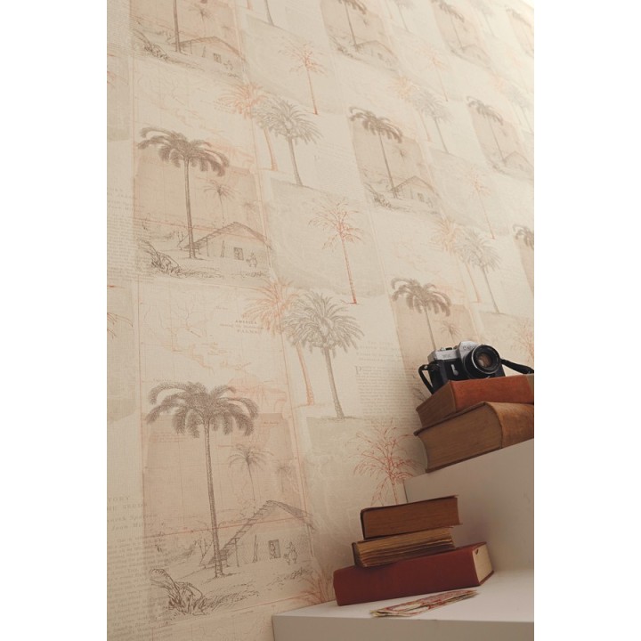 Papel pintado collage páginas con aldeas - Makonde 342184