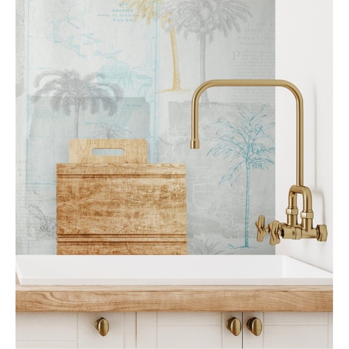 Papel pintado collage páginas con aldeas coloniales - Makonde 342185