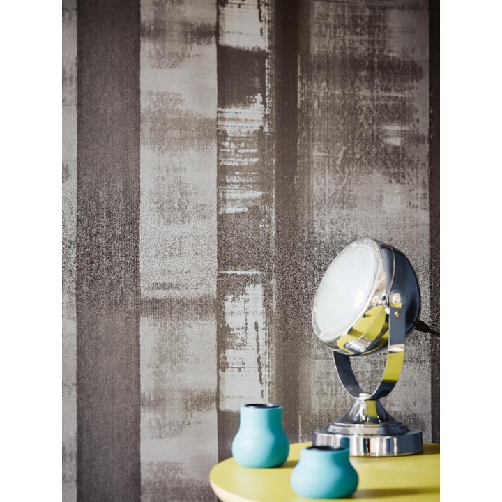 Papel pintado rayas desiguales diseño industrial - Raya Locle 342389