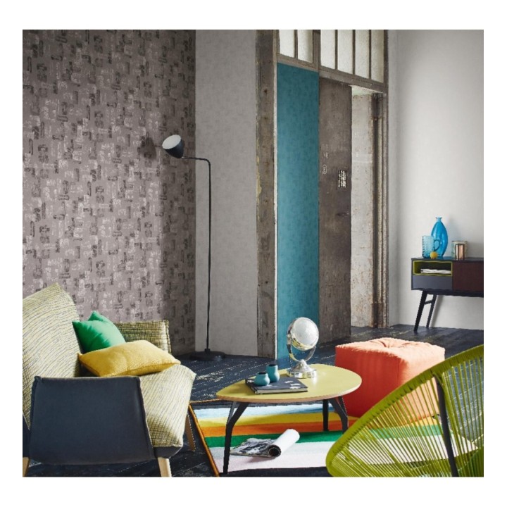 Papel pintado imitación chapa industrial pintada - Tiacere 108 342395