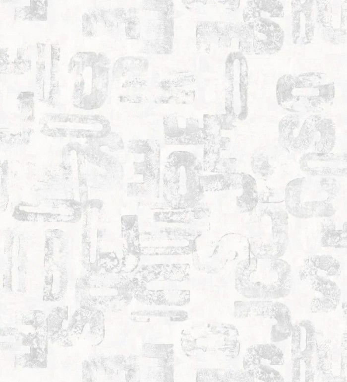 Papel pintado letras modernas Shabby Chic - Impact 342396