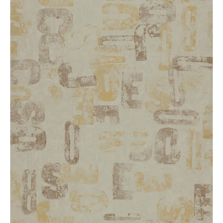 Papel pintado letras modernas Shabby Chic - Impact 342397