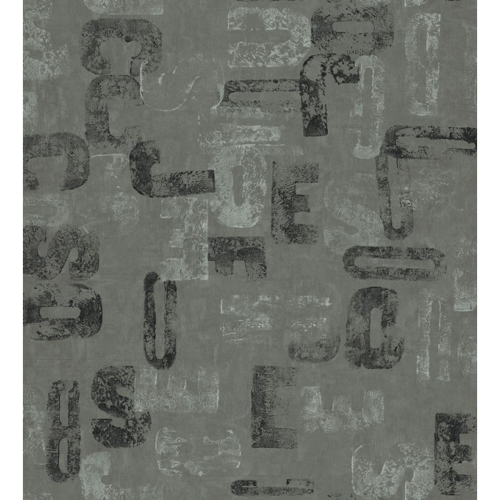 Papel pintado letras modernas Shabby Chic - Impact 342398