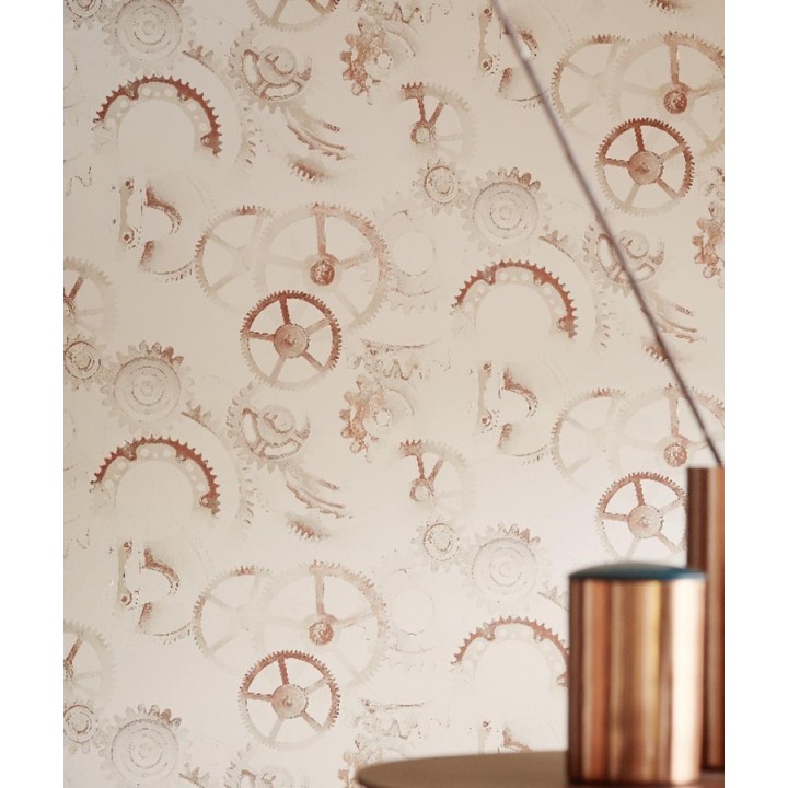 Papel pintado ruedas de engranaje industrial - Locle 342400
