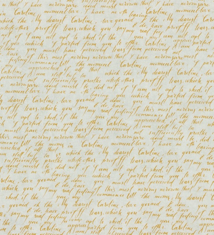 Papel pintado escritos de diario vintage - Caroline 342481