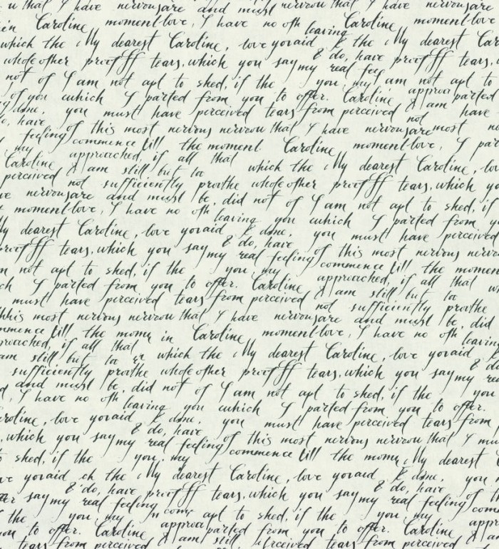 Papel pintado escritos de diario vintage - Caroline 342484