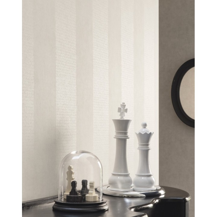 Papel pintado rayas de letras modernas - Raya Lucida 342485