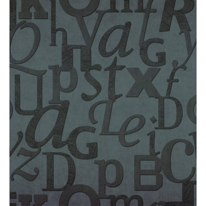 Papel pintado letras grandes modernas - Rockwell 342495