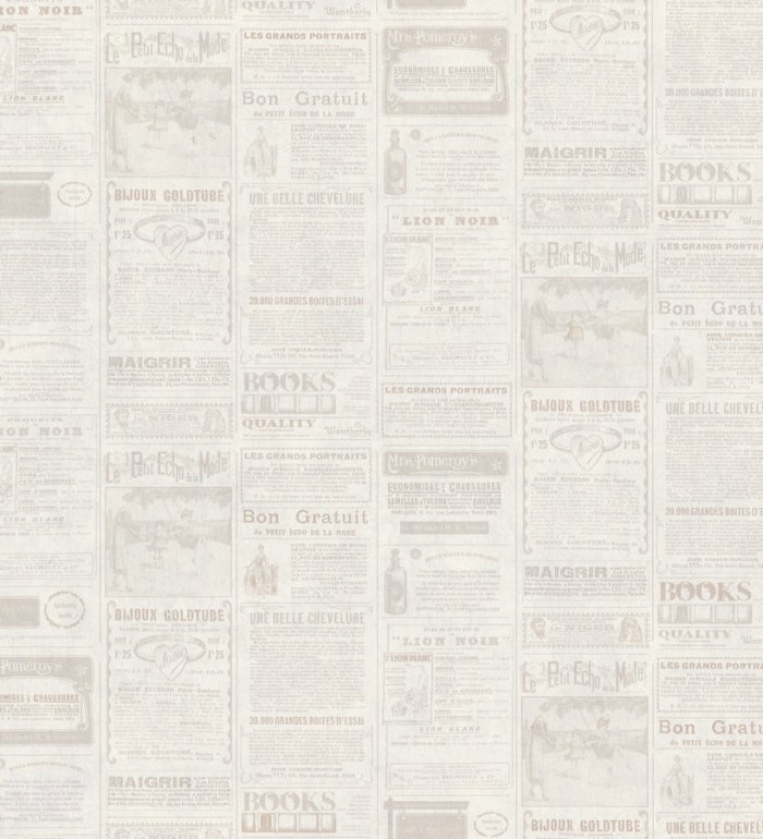 Papel pintado collage de anuncios de periódico - Fiama 342496